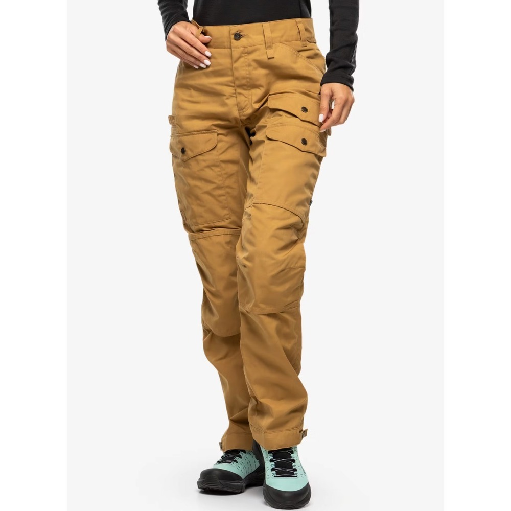 Fjallraven Women's Vidda Pro Ventilated Trousers Size US 4 EU 36 Reg Brown